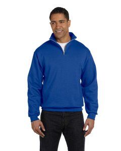 Gildan sweatshirt with zipper for men electric blue