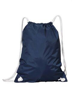 Liberty Bags 8887 - Nylon Drawstring Backpack with White Drawcords