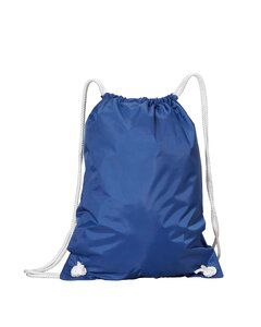 Liberty Bags 8887 - Nylon Drawstring Backpack with White Drawcords