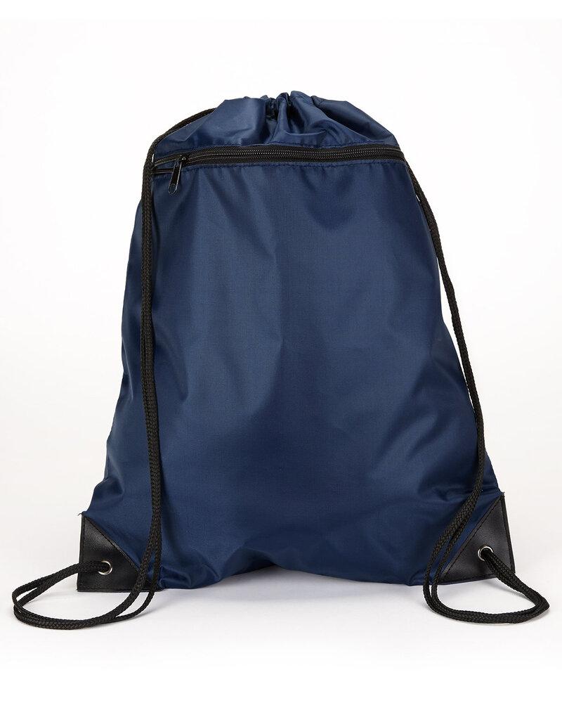 Liberty Bags 8888 - Denier Nylon Zippered Drawstring Backpack