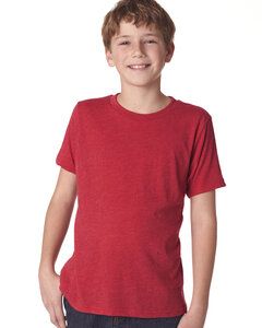 Next Level 6310 - T-Shirt Crew Triblend Jeunesse Vintage Red