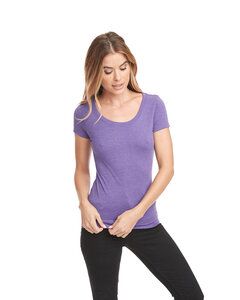 Next Level 6730 - T-Shirt Tri Blend Scoop Purple Rush