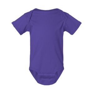 Rabbit Skins 4424 - Fine Jersey Infant Lap Shoulder Creeper Púrpura