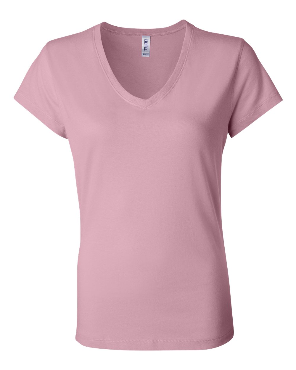 Ladies' Short Sleeve V-Neck Jersey T-Shirt