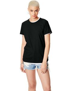 Hanes SL04 - Ladies' Nano-T® T-Shirt Negro