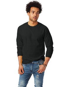 Hanes 5586 - Tagless® Long Sleeve T-Shirt Negro