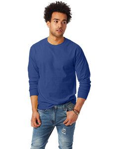 Hanes 5586 - Tagless® Long Sleeve T-Shirt Profundo Real