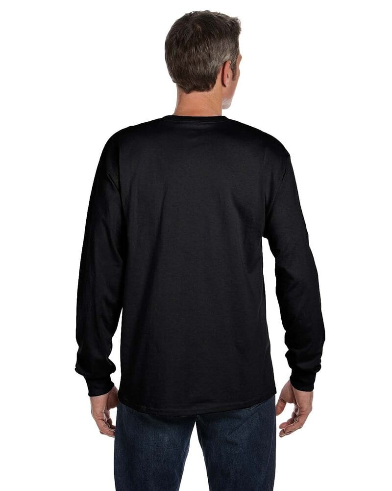 Hanes 5596 - Tagless® Long Sleeve T-Shirt with a Pocket