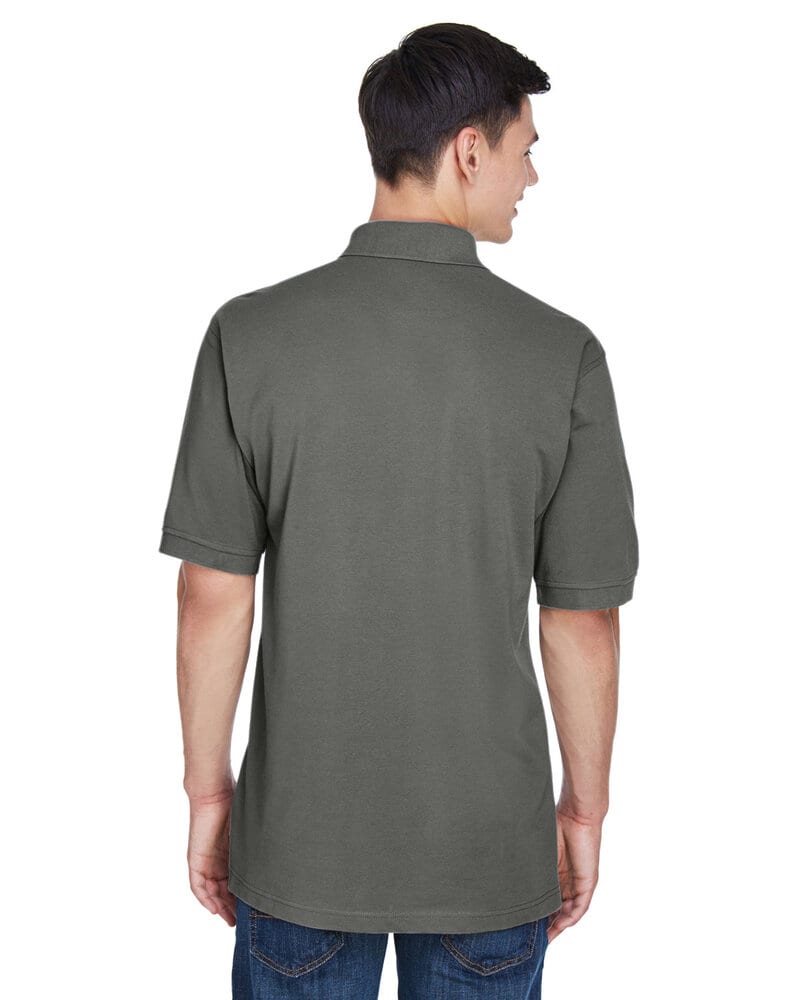 Harriton M265 - Men's 5.6 oz. Easy Blend Polo