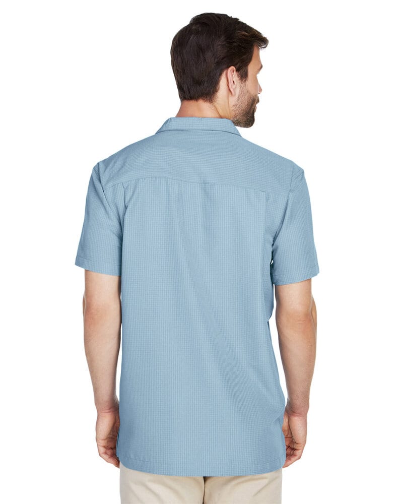 Harriton M560 - Men's Barbados Textured Camp Shirt