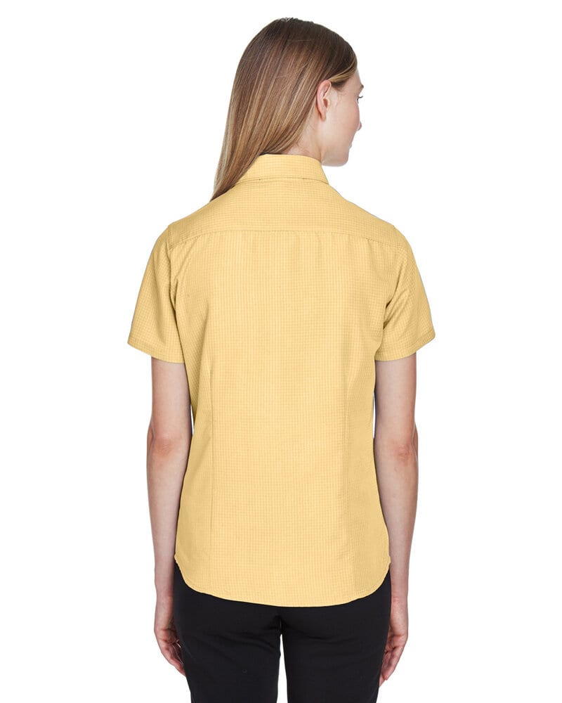 Harriton M560W - Ladies Barbados Textured Camp Shirt
