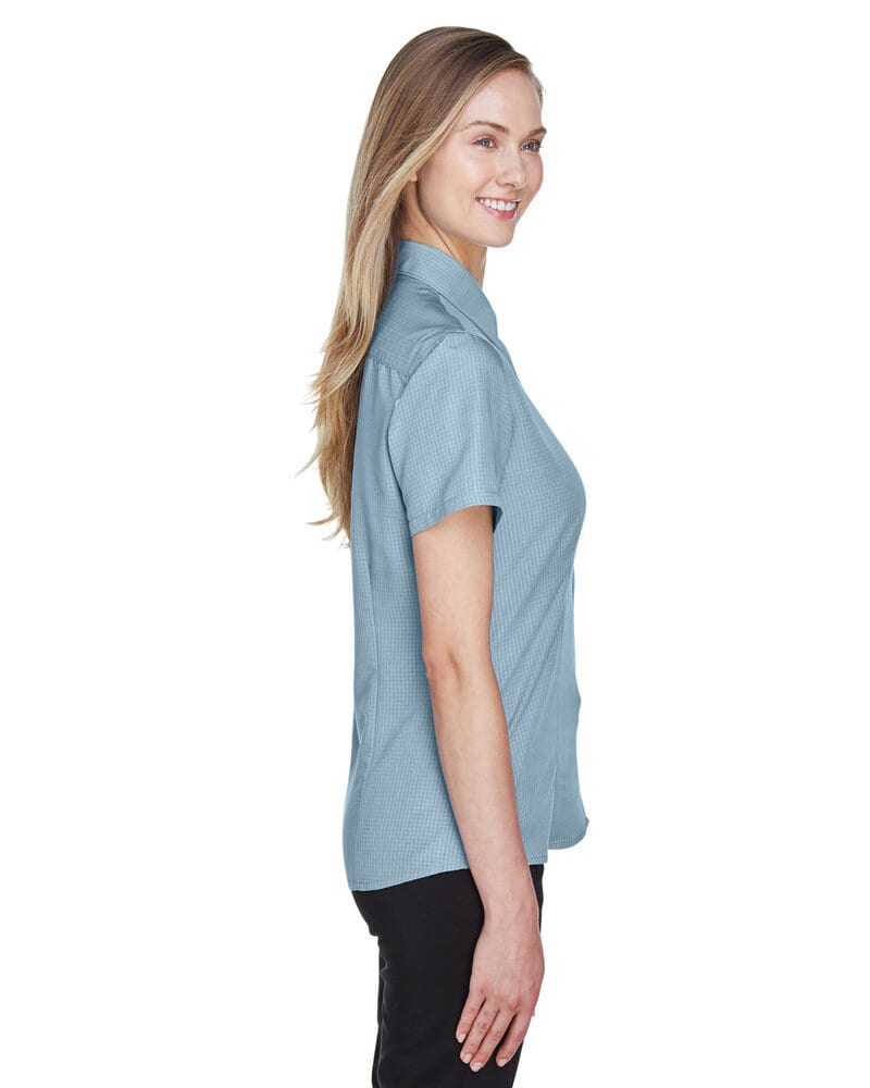 Harriton M560W - Ladies Barbados Textured Camp Shirt