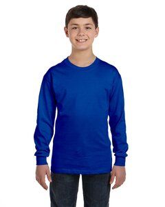 Gildan G540B - Wholesale Youth 5.3 oz. Long-Sleeve T-Shirt Royal blue