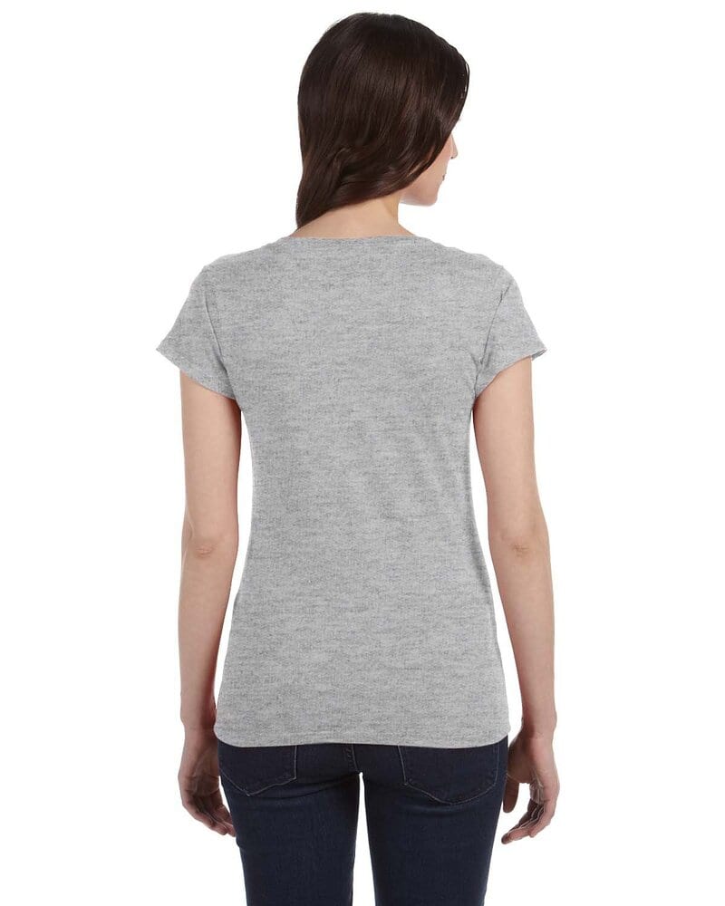Gildan G64VL - Softstyle® Ladies 4.5 oz. Junior Fit V-Neck T-Shirt