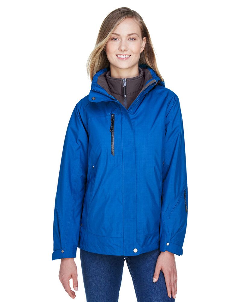 North End Womens 3-in-1 Jacket with Bonded Fleece Liner 78196 North End Womens 3-in-1 Jacket with Bonded Fleece Liner 78196