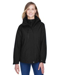 Ash City North End 78178 - Caprice Ladies' 3-In-1 Jacket With Soft Shell Liner  Negro