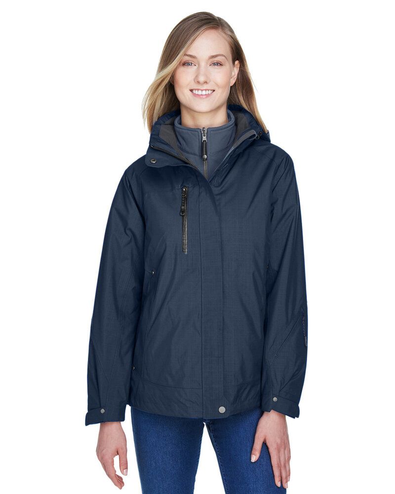 Ash City North End 78178 - Caprice Ladies' 3-In-1 Jacket With Soft Shell Liner 