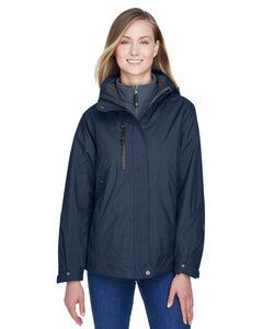 Ash City North End 78178 - Caprice Ladies' 3-In-1 Jacket With Soft Shell Liner  Classic Navy