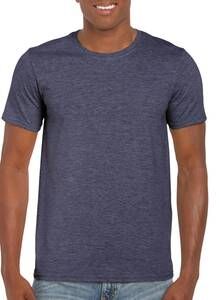 Gildan GI6400 - Softstyle Mens' T-Shirt Heather Navy