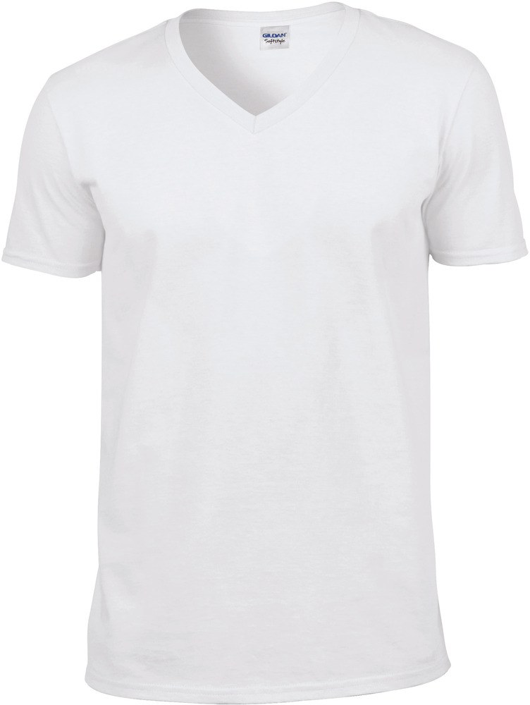 Gildan GI64V00 - Heren Softstyle V-Hals T-Shirt