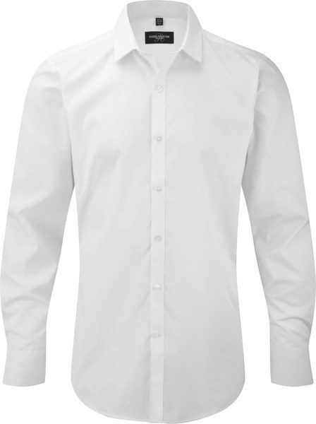 Russell Collection RU960M - Camisa de manga larga para hombre