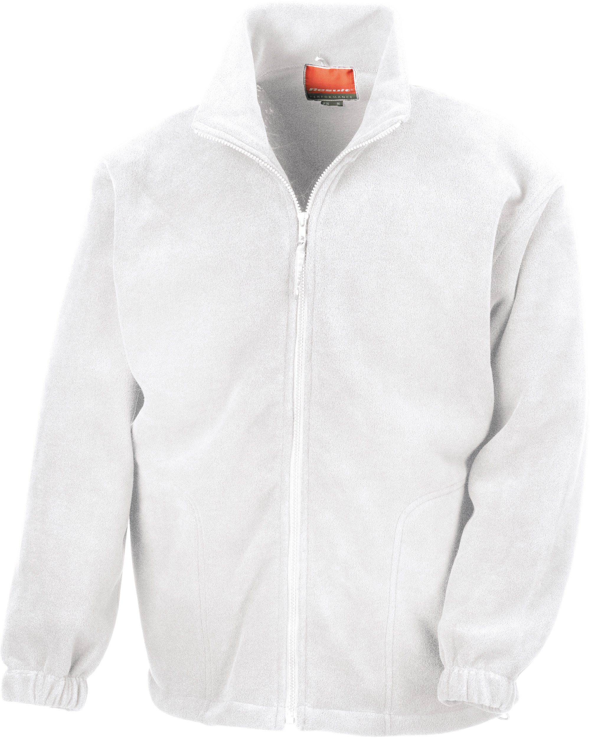 Mens white 2024 fleece jacket