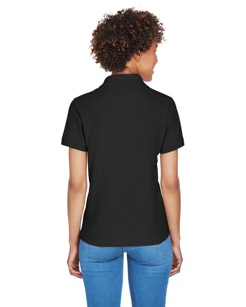 Devon & Jones D100W - Ladies Pima Piqué Short-Sleeve Y-Collar Polo