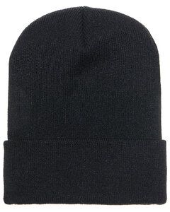 Yupoong 1501 - Cuffed Knit Cap Black