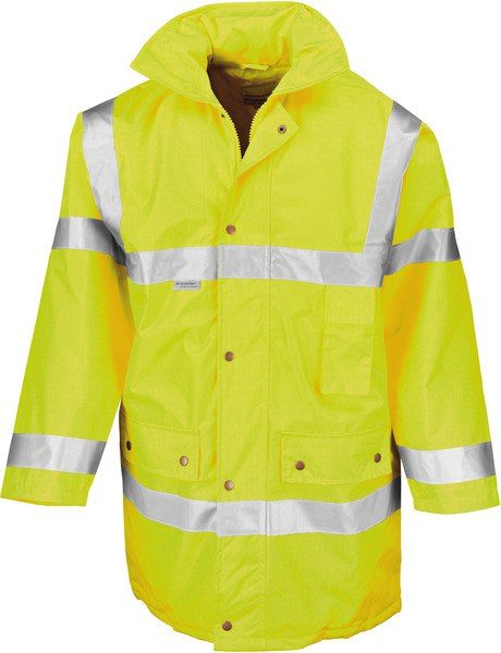 Result R18 - High-Visibility Reflective Safety Work Jacket