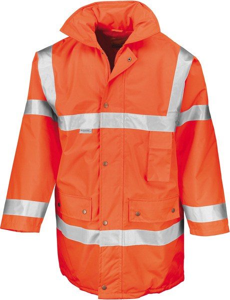 Result R18 - High-Visibility Reflective Safety Work Jacket