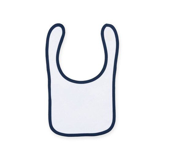 Larkwood LW082 - Soft Cotton Baby Bib with Velcro Closure