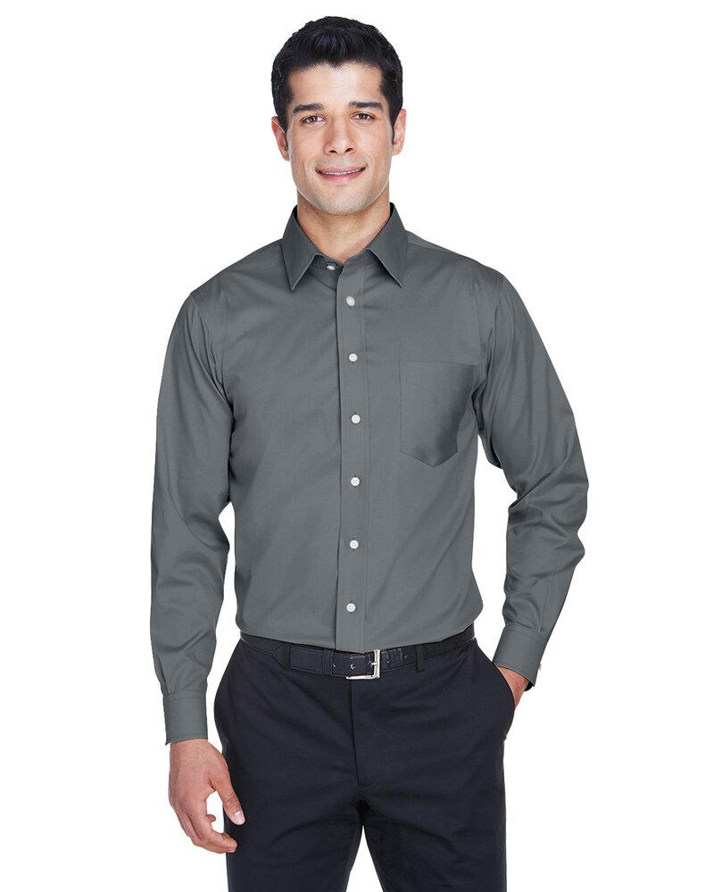 Devon & Jones DG530T - Men's Tall Crown Collection Solid Long-Sleeve Stretch Twill