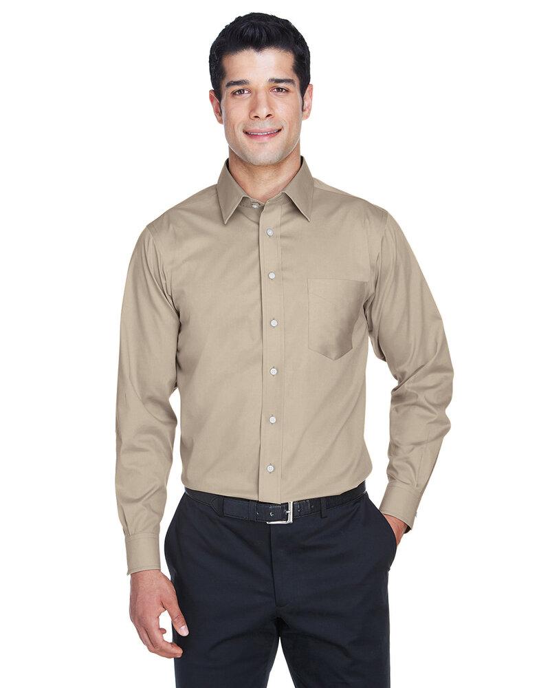 Devon & Jones DG530T - Men's Tall Crown Collection Solid Long-Sleeve Stretch Twill