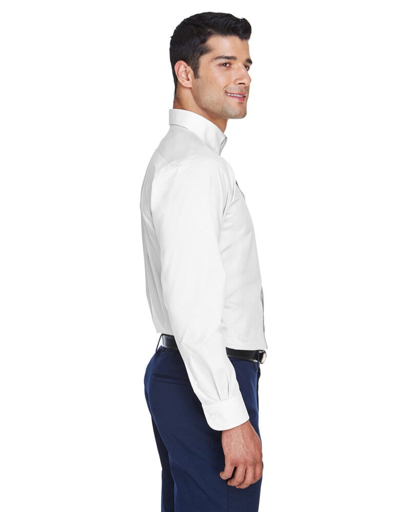 Devon & Jones D620T - Chemise Collection Tall Crown, tissu Broadcloth à manches longues solide