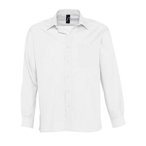SOL'S 16040 - Baltimore Long Sleeve Poplin Men's Shirt White
