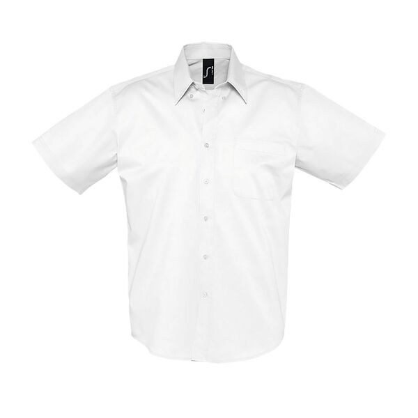 SOLS 16080 - Brooklyn Short Sleeve Cotton Twill Mens Shirt