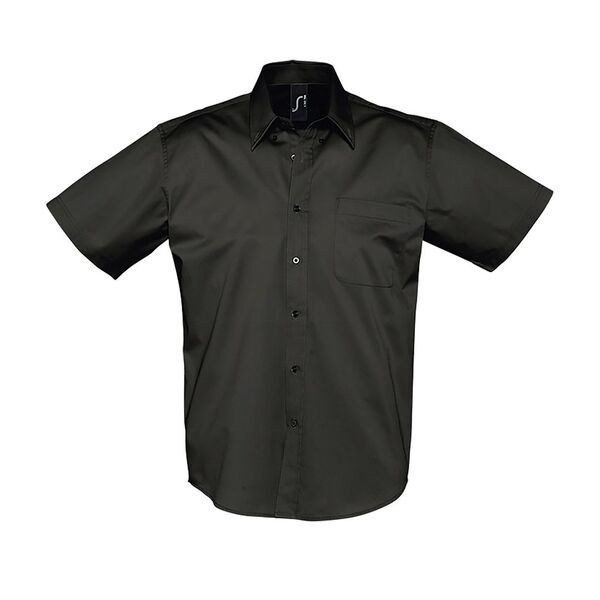 SOLS 16080 - Brooklyn Short Sleeve Cotton Twill Mens Shirt