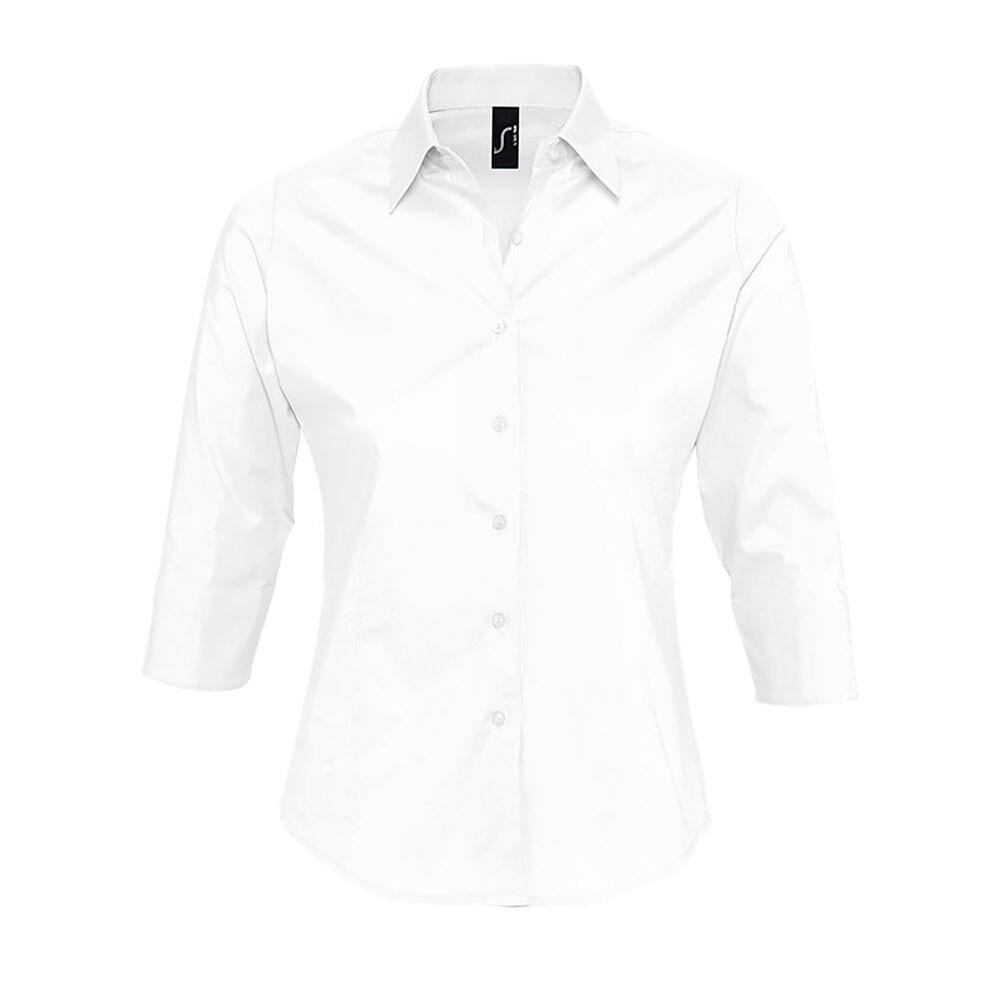 SOL'S 17010 - Effect Camicia Donna Stretch Manica 3/4