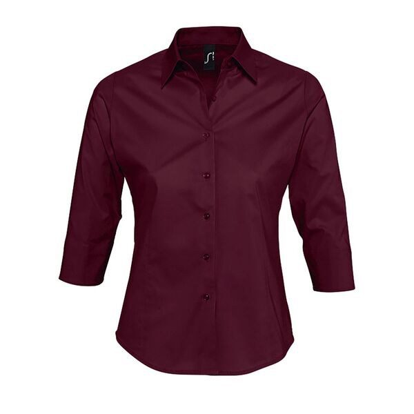 SOLS 17010 - Effect Camisa Stretch Mujer Manga 3/4