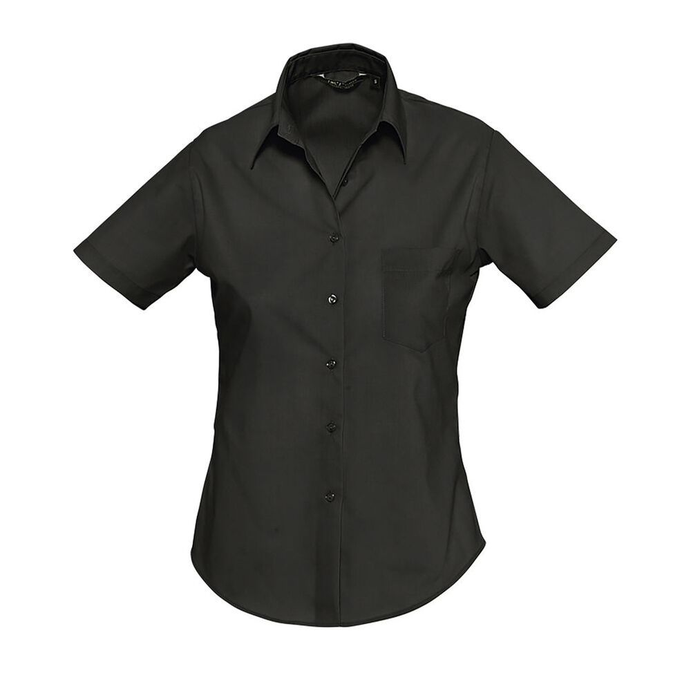 Camisa PopelÍn Mujer Manga Corta Escape Sol's | Wordans España Camisa Popelín Mujer Manga Corta Escape Sols
