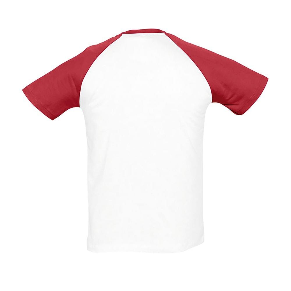 SOL'S 11190 - Funky T Shirt Uomo Bicolore Manica Corta A Raglan