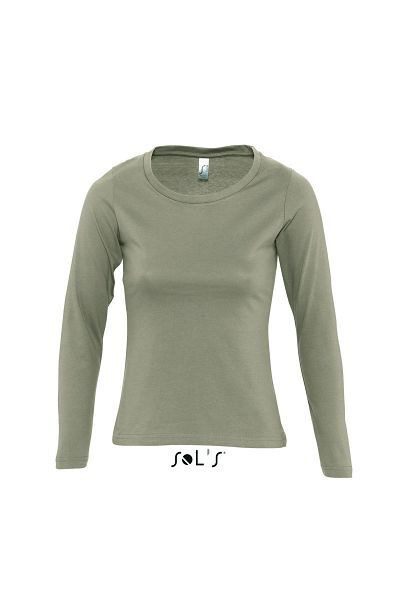 SOLS 11425 - MAJESTIC Womens Round Neck Long Sleeve T Shirt