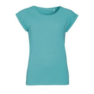 SOL'S 01406 - MELBA Women's Round Neck T Shirt Carribean Blue