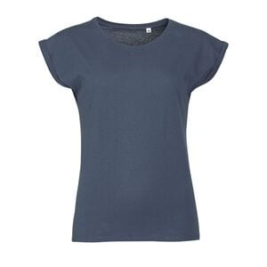 SOL'S 01406 - MELBA Women's Round Neck T Shirt Denim