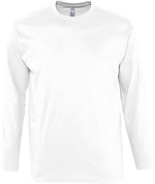 SOLS 11420 - MONARCH Camiseta Hombre Cuello Redondo Manga Larga