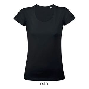 Sols 11402 - Womens Round Neck Sheer Jersey T-Shirt Must