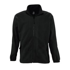 SOL'S 55000 - NORTH Men's Zipped Fleece Jacket Black