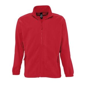 SOL'S 55000 - NORTH Men's Zipped Fleece Jacket Red