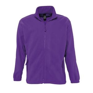 SOL'S 55000 - NORTH Men's Zipped Fleece Jacket Violet foncé