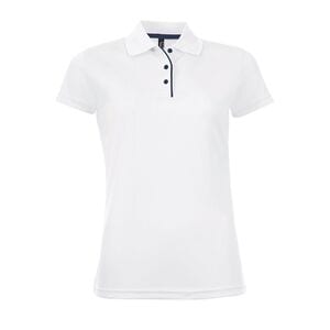 SOL'S 01179 - PERFORMER WOMEN Sports Polo Shirt White